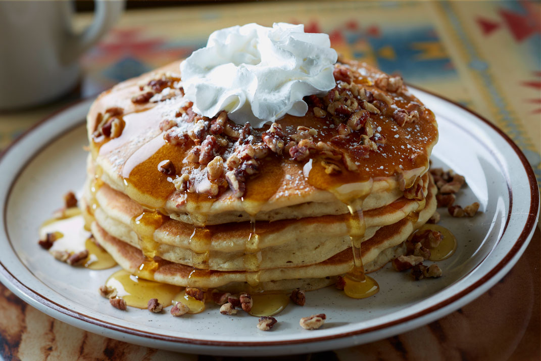 Pocahontas Pancakes With Whipped Cream